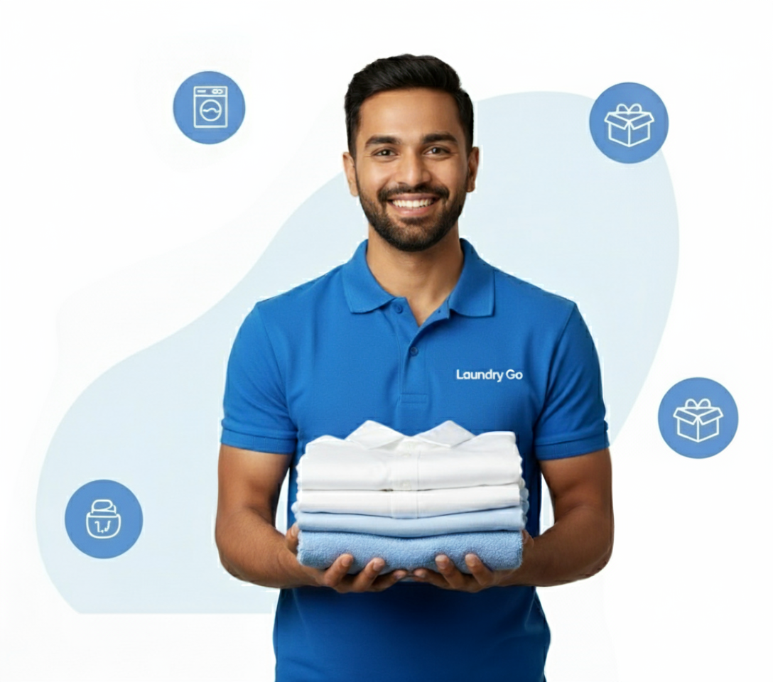 Professional laundry service in Hyderabad with fresh clean clothes